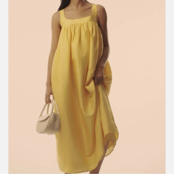 Elegant Yellow Maxi Dress - Picture 1 of 12